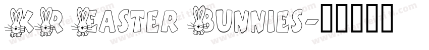 KR Easter Bunnies字体转换